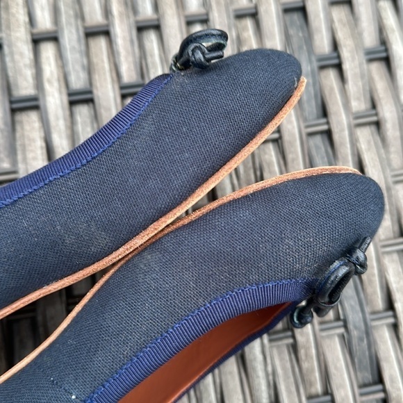 Vineyard vines Navy Blue Canvas Ballet Flats - Picture 13 of 16